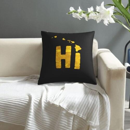 Hi Hawaii pillowcase printed cushion cover sofa waist pillow pillow cover