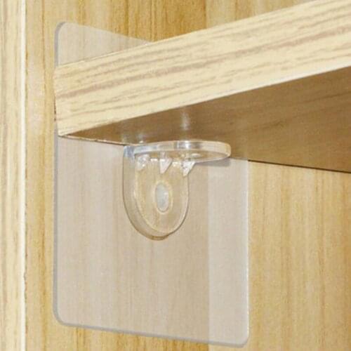 10Pcs Hot Shelf Support Adhesive Pegs Plastic Closet Cabinet Shelf Support Clips Wall Hanger For Kitchen Bathroom Accessories