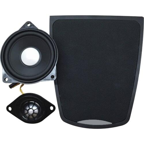 Center dashboard speaker cover trim fit for BMW F10 F11 car front midrange loudspeaker tweeter for HI-FI music stereo upgrade
