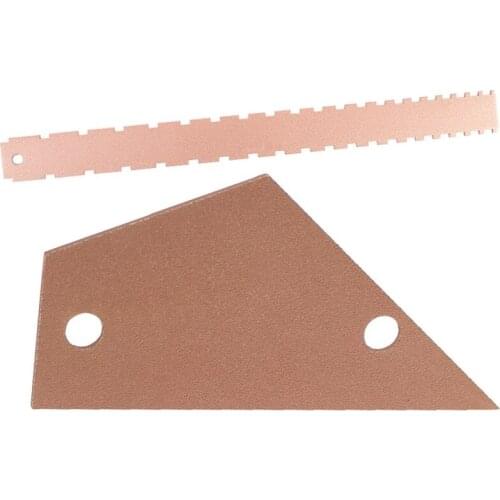 Bass Fingerboard Height Measurement Ruler Metal Guitar Neck Notch Instrument Repair Tool Fingerboard Fret Ruler