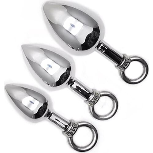 Metal Ring Anal Plug Sex Toys Butt Plug Prostage Masturbator Dildo