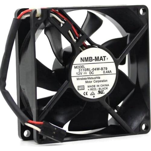 New original NMB 8025 DC12V 0.44A 3110RL-04W-B79 F50 radiator fan