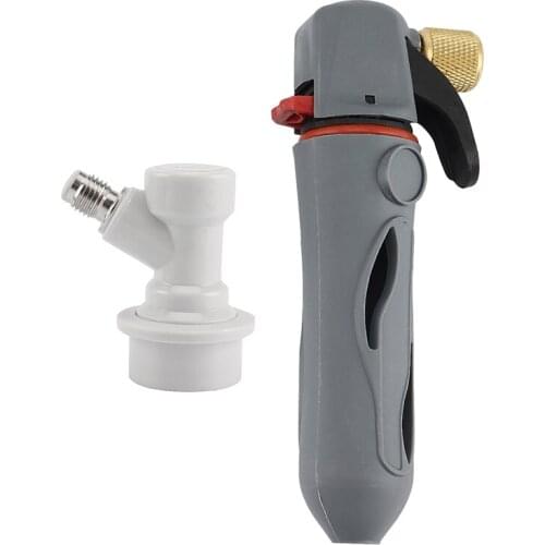 Portable Co2 Charger Injector Ball Lock Gas Disconnect Fitting Home Brew Beer Kegs Draft Beer Dispenser for Party