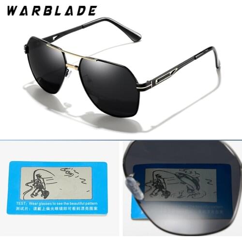 WarBLade Luxury Brand Designer Sunglasses Polarized Men Classic Retro Uv400 Color Polaroid Lenses Rays Driving Women Sun Glasses