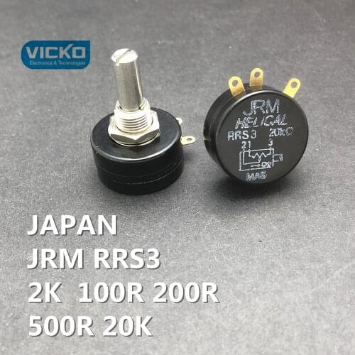 HELICAL Imported Japan JRM RRS3 2K multi-turn potentiometer 100R 200R 500R 20K switch