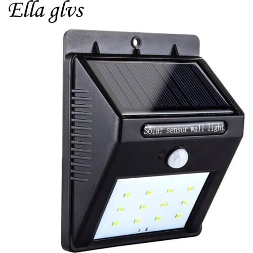 LED Solar Lamp Outdoor Lamp 12LEDs Waterproof PIR Motion Sensor Solar Lamp For Energy Saving Light Garden Decoration