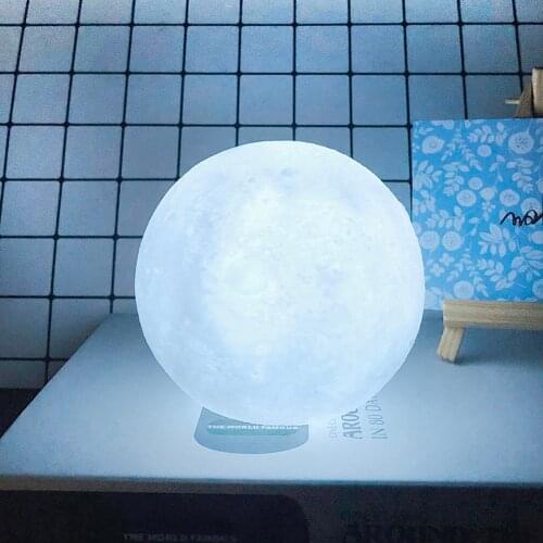 LED moon night Light soft silicone night room sleep protection for the eyes lamp house holiday decoration lampada
