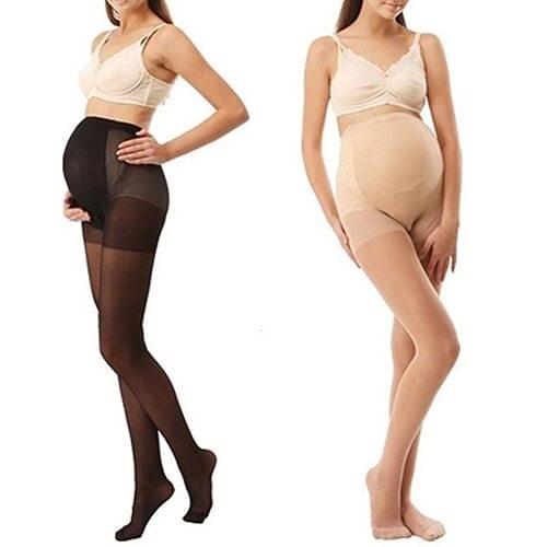 1pc Maternity Ultra ThinTights Stockings Pregnant Women Pregnancy Pantyhose For Summer/Spring Waist 95cm-145cm One Size 3 Colors