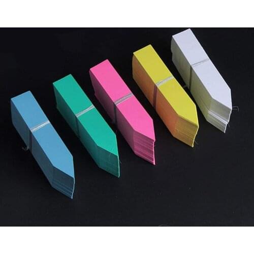 100PCS Long Plastic Plant Seed Labels Pot Marker Nursery Garden Accessories Stake Tags Different Color