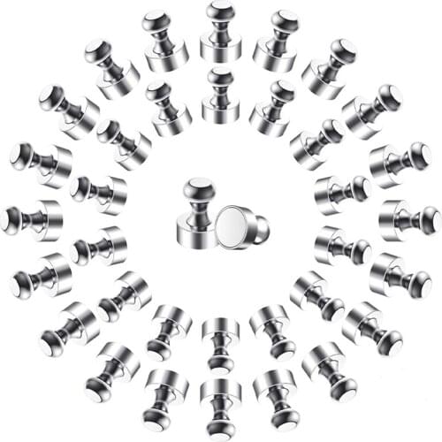 36 Pcs 12X16mm Magnetic Pushpins Whiteboard Magnets for Offices Classrooms Whiteboards Bulletin Boards Refrigerators