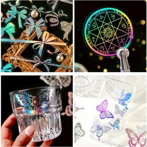 45Sheets Mixed PET Sticker UV Epoxy Resin Mold Filling Decorative Jewelry Filler