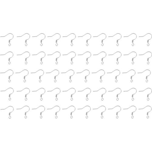 50Pcs Earring Hooks DIY Earring Parts Women Jewelry Making Accessories