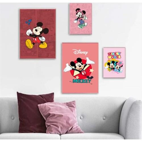 5D Full Square Round Diamond Painting Disney Cartoon Mickey Minnie Diamond Embroidery Mosaic Home Decor Cross Stitch Kits