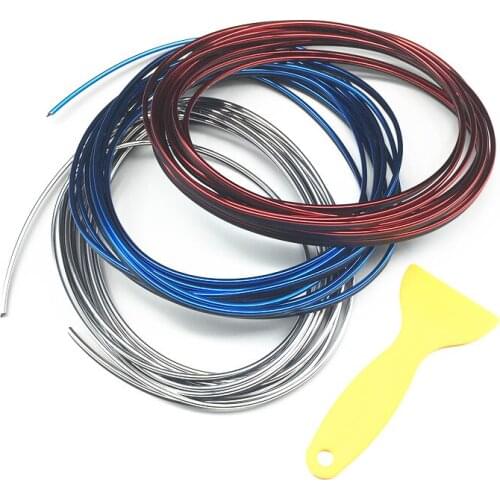 5m Car Grille Interior Exterior Mouldings Trim Decorative Strip Line For Mercedes Benz W211 W221 W220 W163 W164 W203 W204