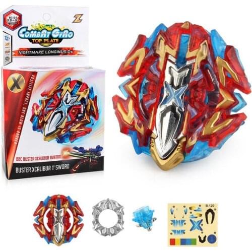 B-120 Buster Xcalibur .1'.Sw Cho-Z Toy Baybladel Rotating Gyro Blade Blade Children High Performance Toy