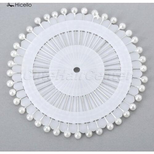 Hicello 480Pcs Dressmaking Pins White Round Head Pearl Sewing Pin Craft For Home Garden Sewing DIY Crafts Tool Accessories 35mm