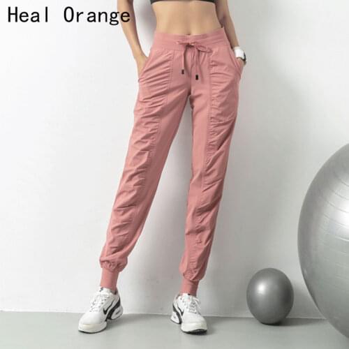 Quick Dry Sport Pants Women Breathable Elastic Waist Jogging Pants Women Spandex Womens Sweat Gym Pants Sweat Workout Tights
