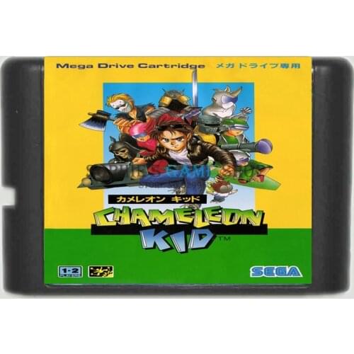 Kid Chameleon Game Cartridge Newest 16 bit Game Card For Sega Mega Drive / Genesis System