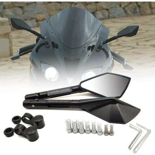 For Suzuki Bandit 650S GSF 650 1250 1200 BANDIT GSX 1250 Universal Motorcycle Rearview Mirror CNC Aluminum View Side Mirrors