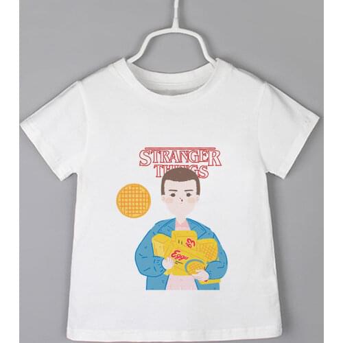 T Shirt Girls Cartoon Strange Things And Pirate Funny Print Boys T Shirts Summer Casual Short Sleeve Toddler Girl Shirt