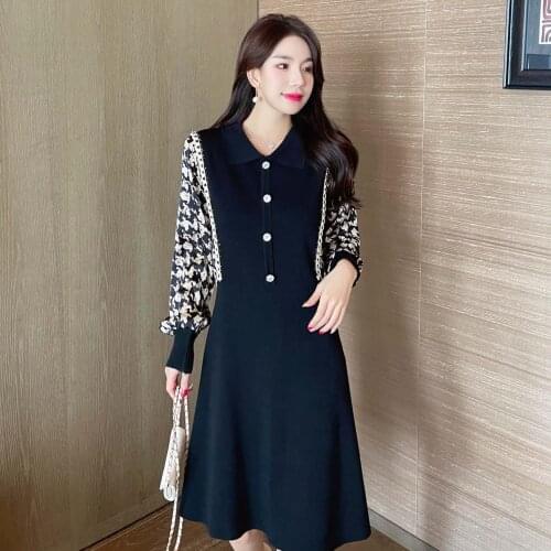 Модные трикотажные платья Houthion China At AliExpress