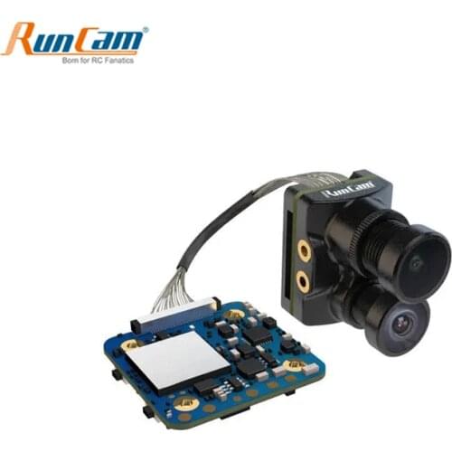 RunCam Hybrid 4K 30fps FOV 145 Degree HD Recording DVR Dual Lens Mini FPV Camera Low Latency Single Board for RC Racing Drone
