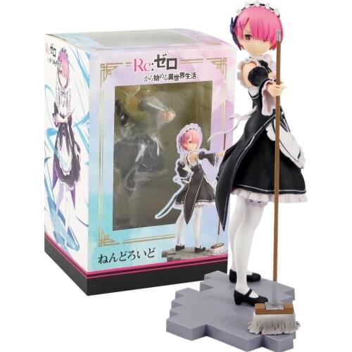 22cm Re:Life In a Different World From Zero Rem Ram Figure Dolls PVC Model Collection Toys