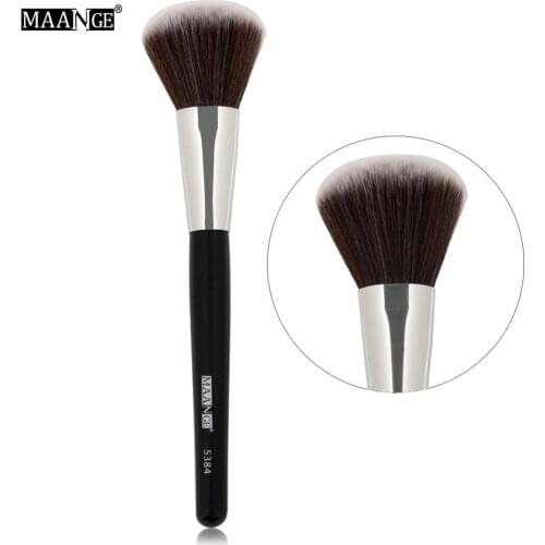 MAANGE 1Pcs Round Blush Brush Contour Blusher Face Cheek Nose Makeup Brush Power Foundation Cosmetic Brush Make Up Tools Hot New