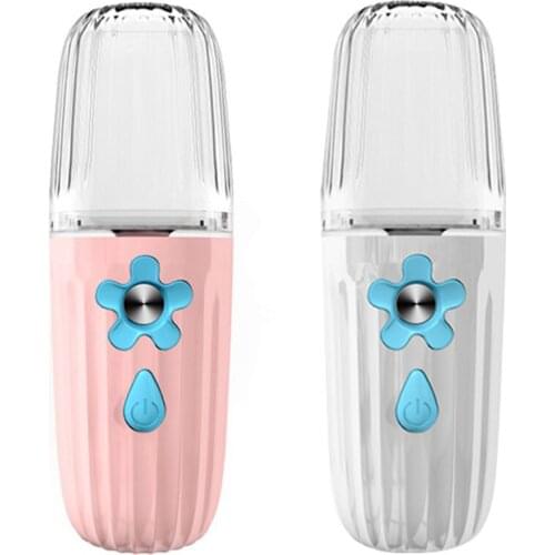 Mini Nano Facial Mist Sprayer 35ml USB Rechargeable Portable Face Steamer Humidifier Hydrating Women Beauty Skin Care Tools