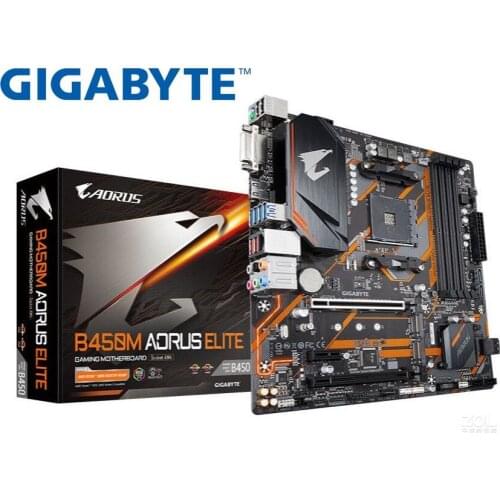 New Gigabyte B450M AORUS ELITE original mainboard Socket AM4 DDR4 DVI HDMI USB2.0 USB3.1 64GB desktop motherboard