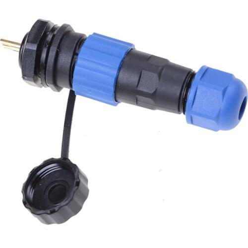 New SP13-2 2 Pin Waterproof Connector Power Cable Connectors IP68 Plug Socket