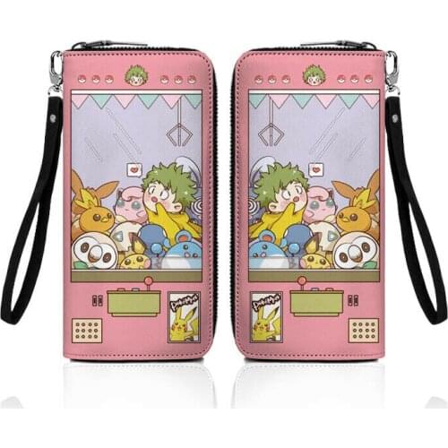 New Japan Anime Boku no My Hero Academia Izuku Midoriya Deku Wallet Purse Huskie Inu Prize Claw Cosplay Gifts