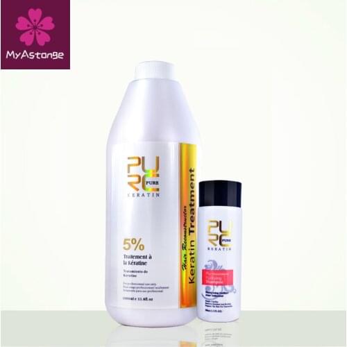 5% Formalin Keratin and Keratin Purifying Shampoo Hair Care Set Cheeper Price Repair Damaged Hair Wholesale and OEM