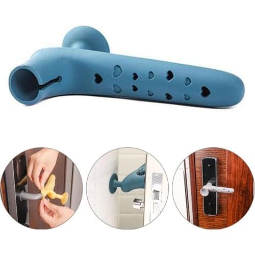Door Stopper Door Handle Protector Doorknobs Case Silicone Door Knob Cover Child Safety Baby Bumper Home Accessories