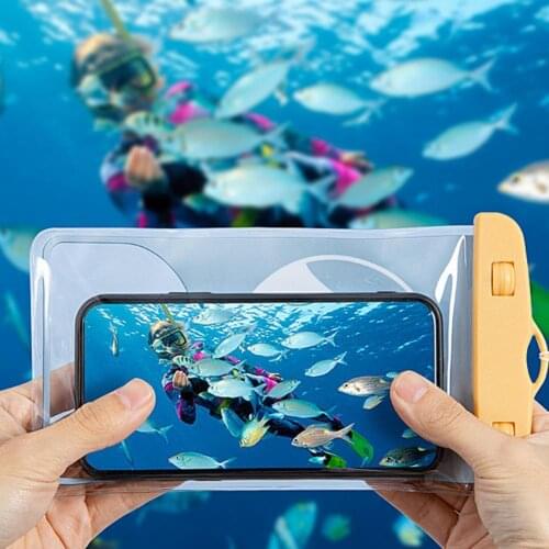 Portable Phone Storage Bag Waterproof Convenient ABS Dust-proof Sand-proof Swimming Dry Pouch Cover for Outdoor Travel