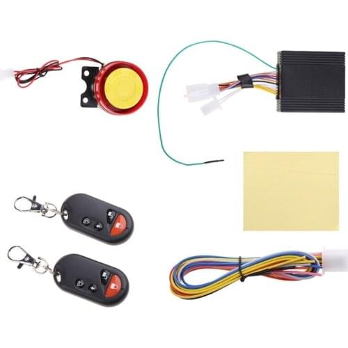 Bike Motorcycle Security Alarm System Immobiliser Remote Control Engine Start T21E