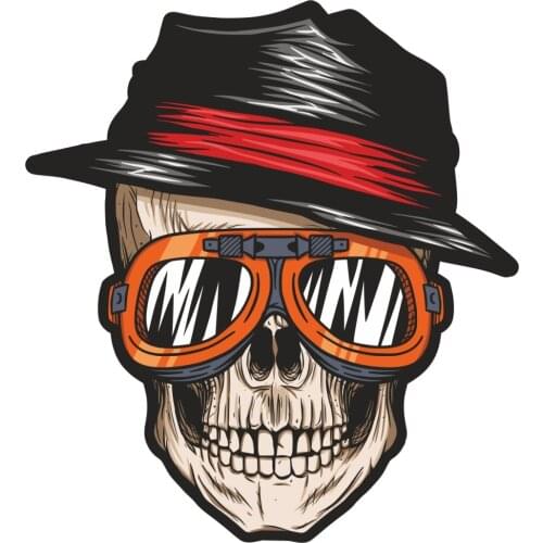 Skeleton Gentleman Sticker Plane Extreme