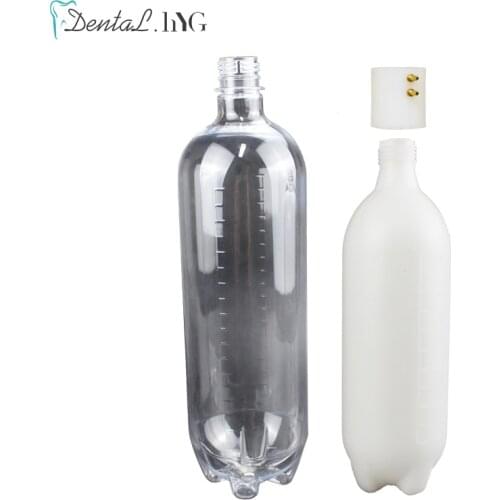 Dental Water Storage Bottle with Cap Top Cover Lid for Dental Chair Unit Clear White Bottles Accessory Dental Spare Part Supply