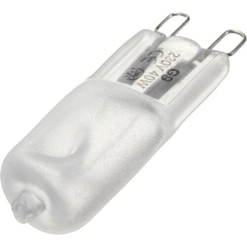 Super Bright G9 Halogen Light Bulb 40w Halogen G9 220V 3000K Warm White Indoor Clear Halogen G9 Lamp