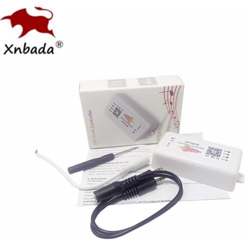 SP107E WS2812B WS2811 Bluetooth Led Music Controller For SK6812 WS2813 WS2815 Led Strip Light DC5-24V