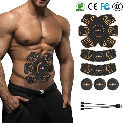 Abdominal Muscle Stimulator EMS Electrostimulation Toning Belts Abs Trainer Toner Workout Home Fitness Training Equipment