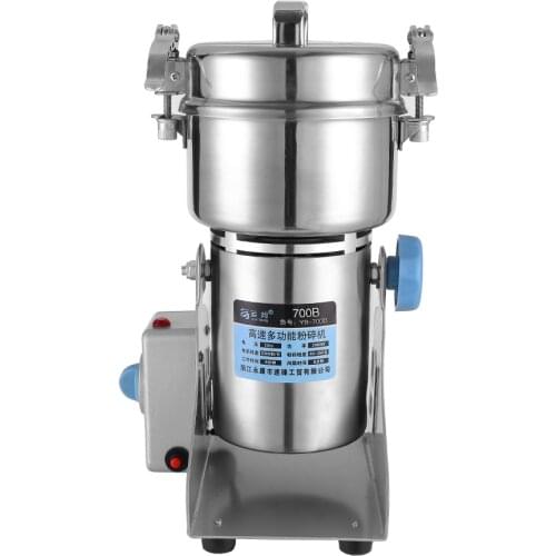700g SUS 304 stainless steel High-speed Electric grinder, Medicinal herbs Cereals Coffee Dry Food powder crusher Mill Grinding