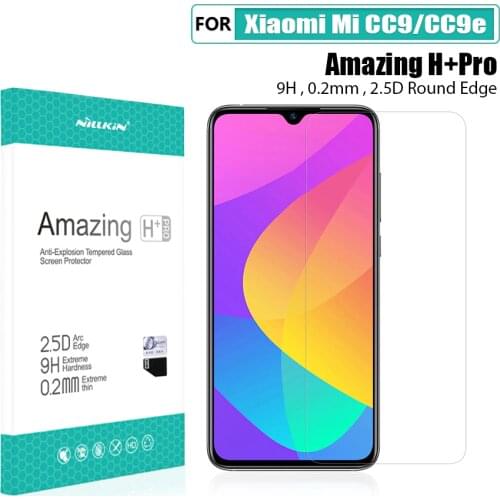 For xiaomi mi a3 Glass Screen Protector NILLKIN Amazing 9H 2.5D for xiaomi mi cc9e Tempered Glass Protector for xiaomi mi cc9