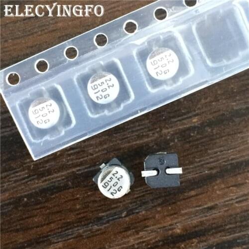 10pcs 2.2uF 50V2.2UF SAMWHA VR Series 4x5mm 50V2.2uF SMD Aluminum Electrolytic Capacitor
