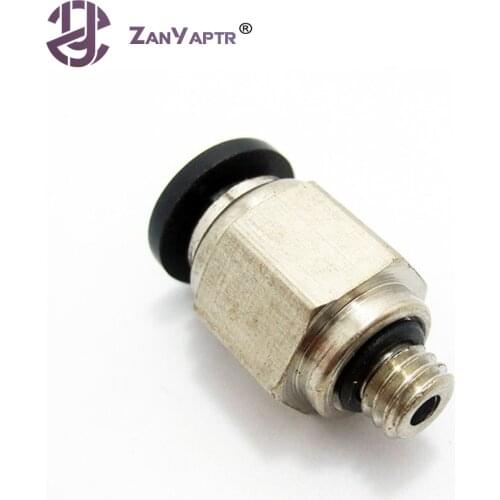 2Pcs/lot Pneumatic Fittings PC4-M5 For K800 PTFE Tube connector Coupler Feed inlet For J-head Fittings Reprap Hotend Fit