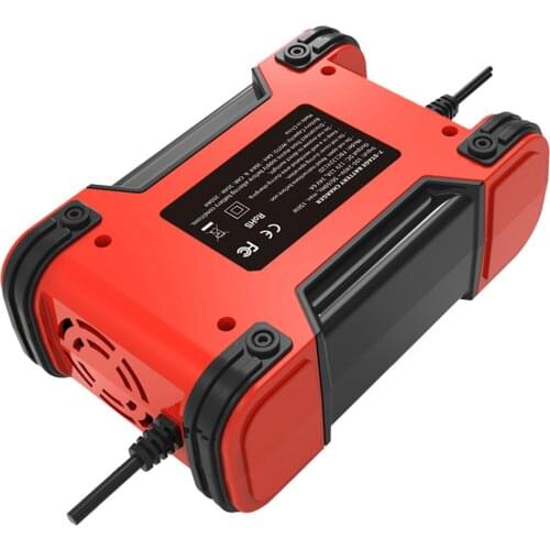 Car Battery Charger 12V 12A 24V 6A Power Automatic Charge Charging EU Plug
