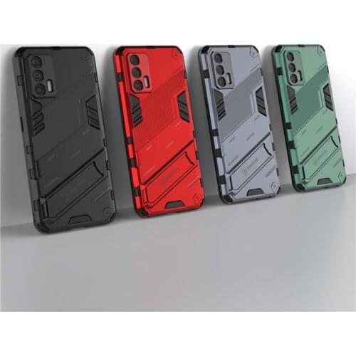 For OPPO Realme GT Neo Case Cover for Realme GT Neo 5G Protective Cover Punk Armor Shell Kickstand Hard PC Phone Case Capa Funda