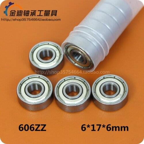 [CM606RS]Free Shipping 10pcs Gcr15 bearing steel closet sliding ball bearing 606RS bearing 606Z 606-2RS R1760ZZ 80016 6*17*6mm
