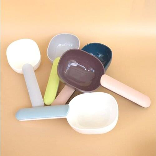 Pet Cat Dog Food Shovel Mutli-Function Feeding Scoop Spoon with Sealing Bag Clip Creative Measuring Cup
