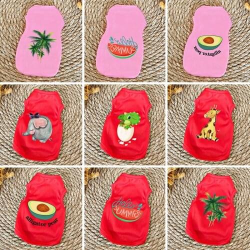 Summer Pet Dog Clothes for Small Dog Shirt Clothing for Cat Pet Clothes for Dogs Jacket Vest Clothing Chihuahua Costume Pets